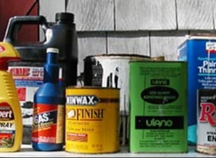 picture of old paint and other hazardous subtances