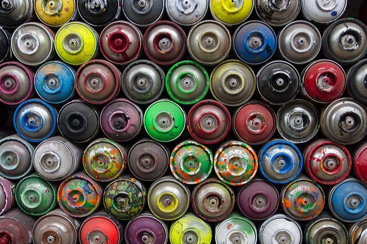 photo of aerosol cans